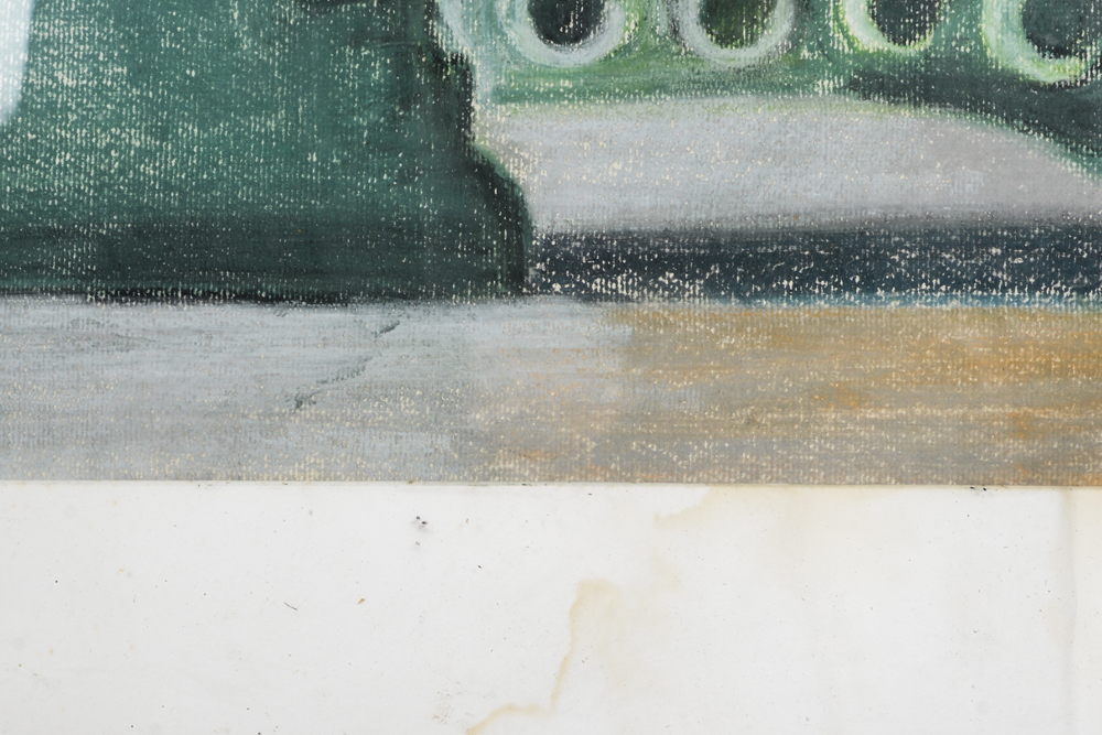 Peter Zonis Oil Pastel on Board