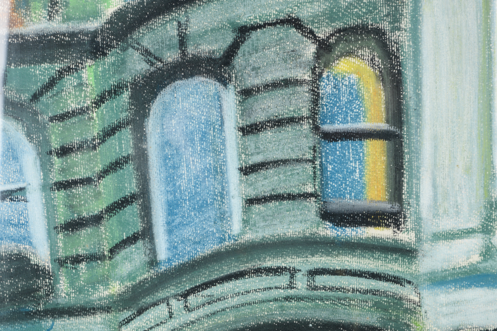 Peter Zonis Oil Pastel on Board