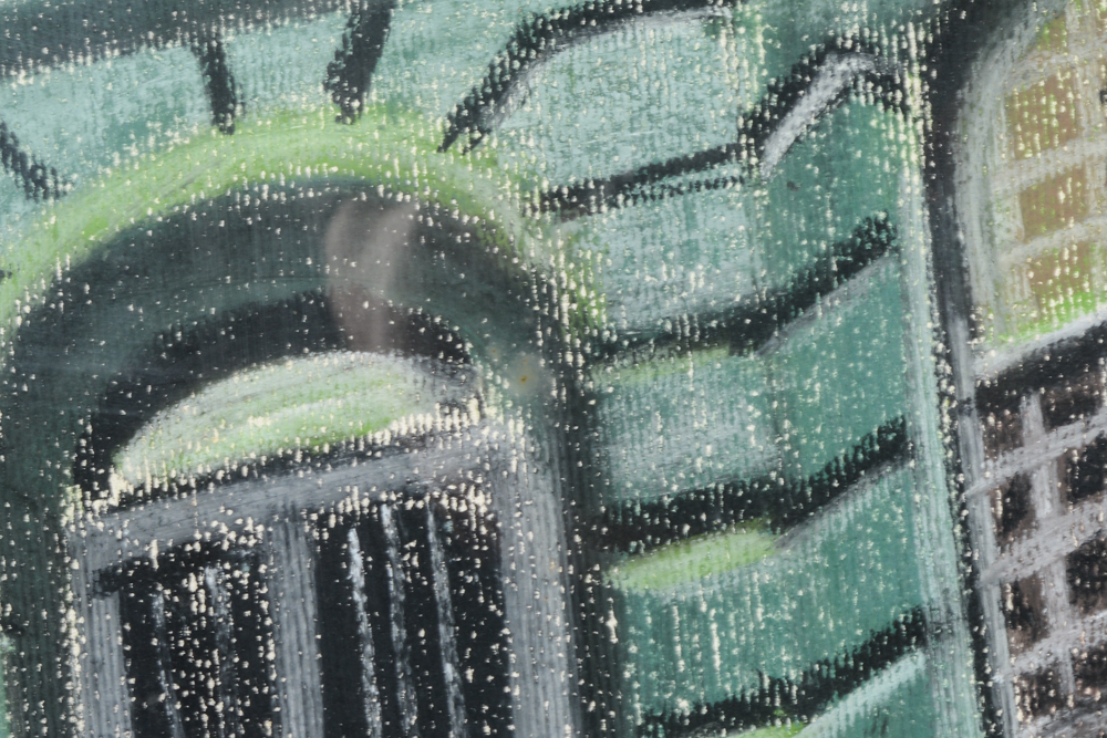 Peter Zonis Oil Pastel on Board