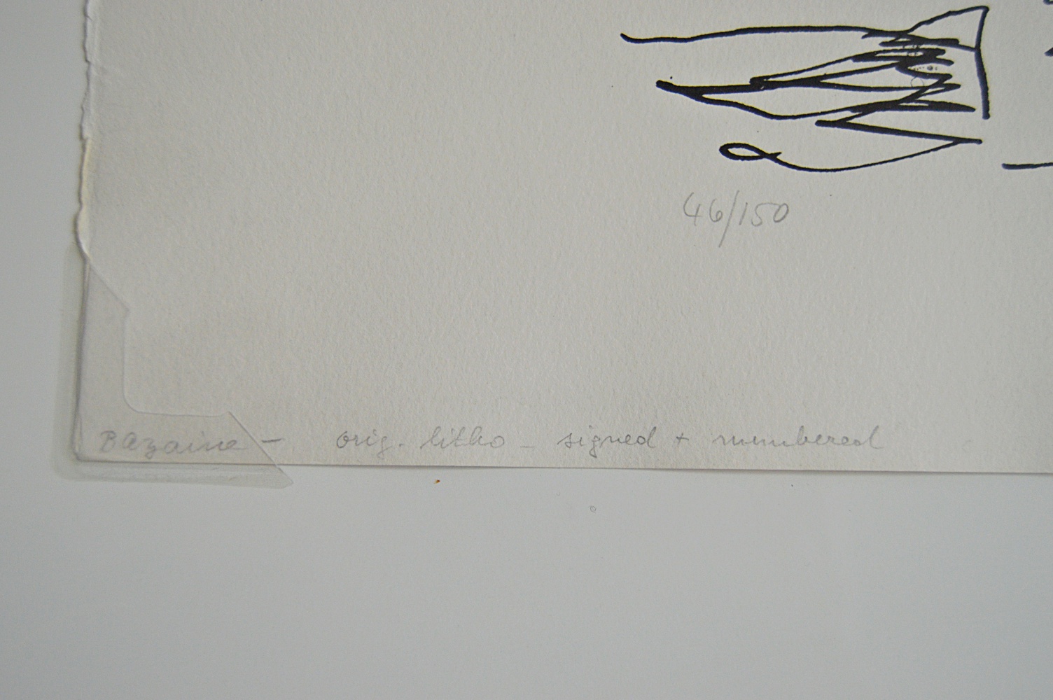 Original Signed Limited Edition Lithograph by Bazaine