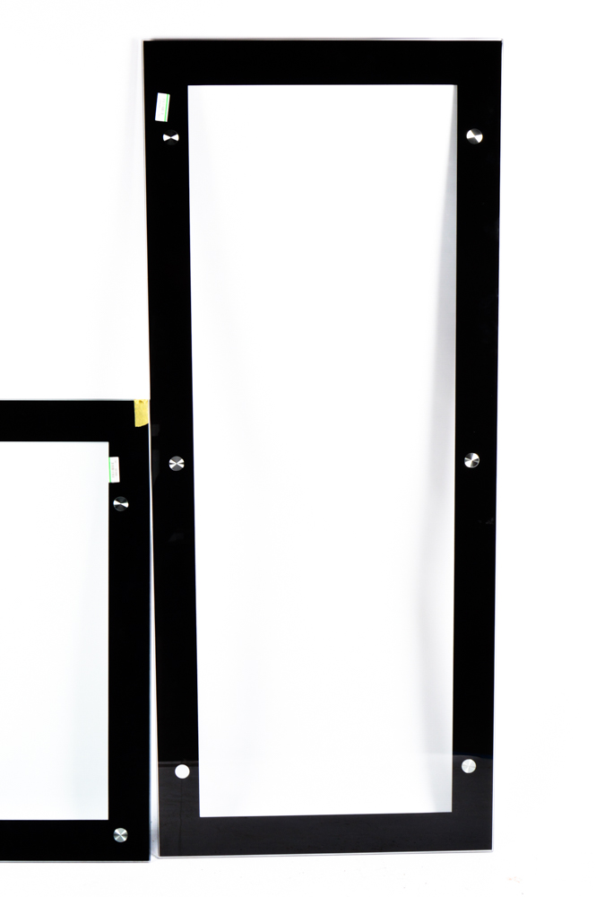 Glass Top Desk with Chair and File Cabinet