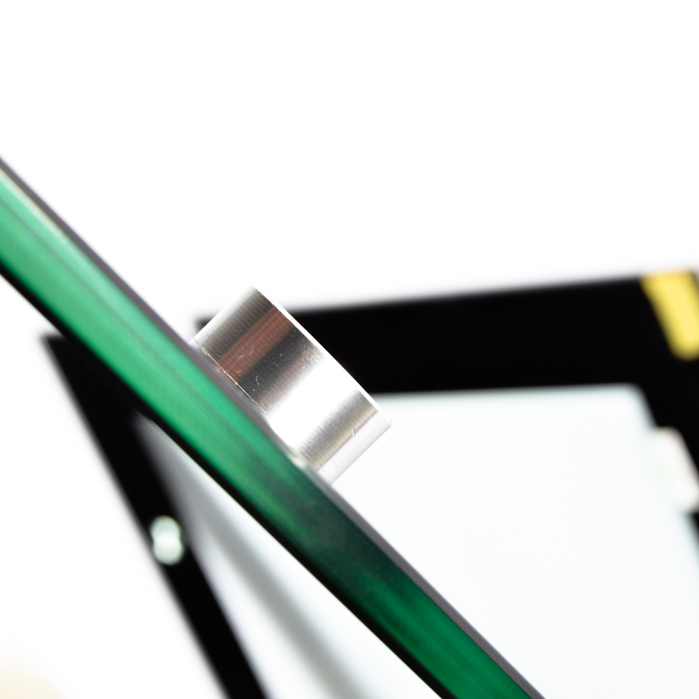 Glass Top Desk with Chair and File Cabinet