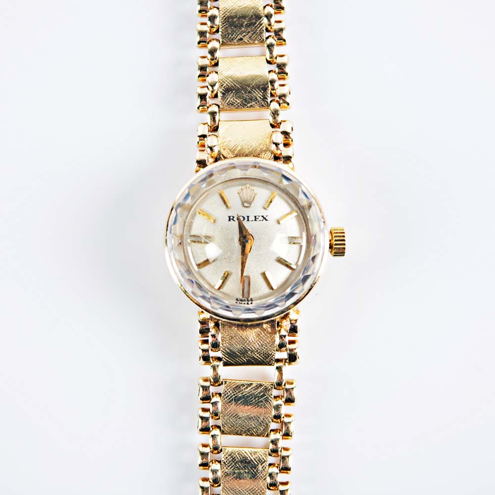 Women's 14K Watch with Rolex Face