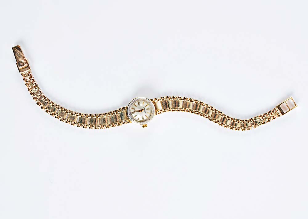 Women's 14K Watch with Rolex Face