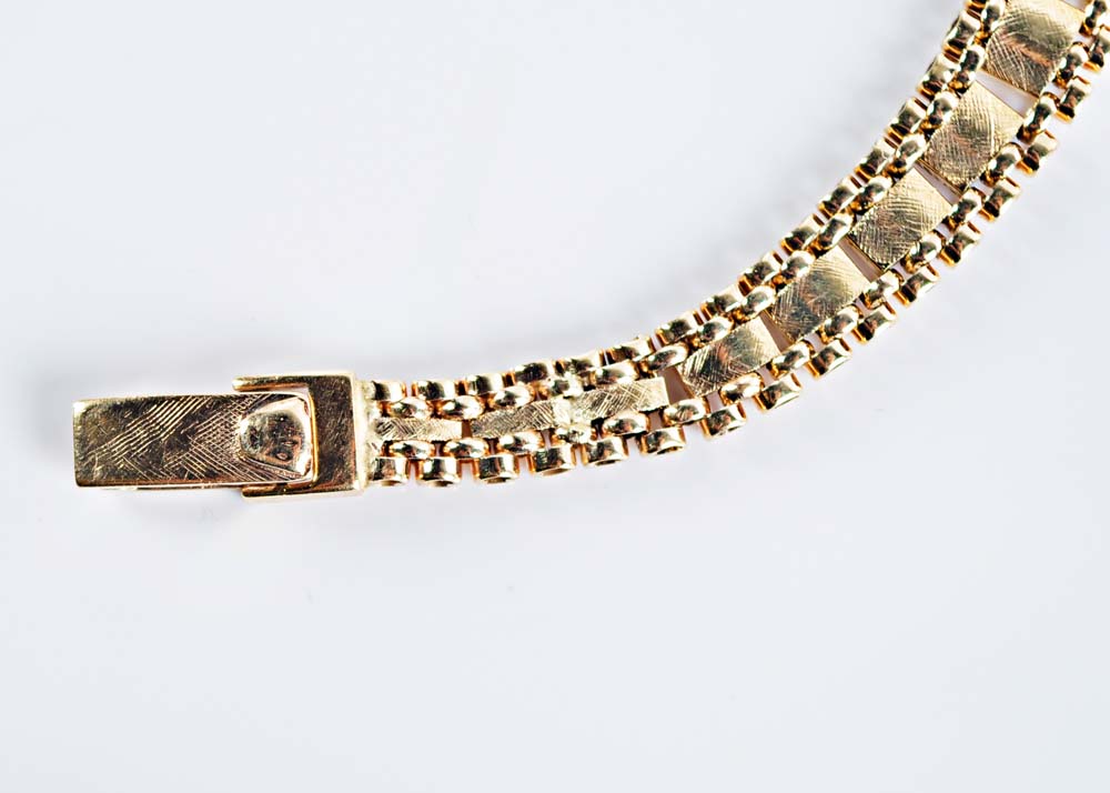 Women's 14K Watch with Rolex Face