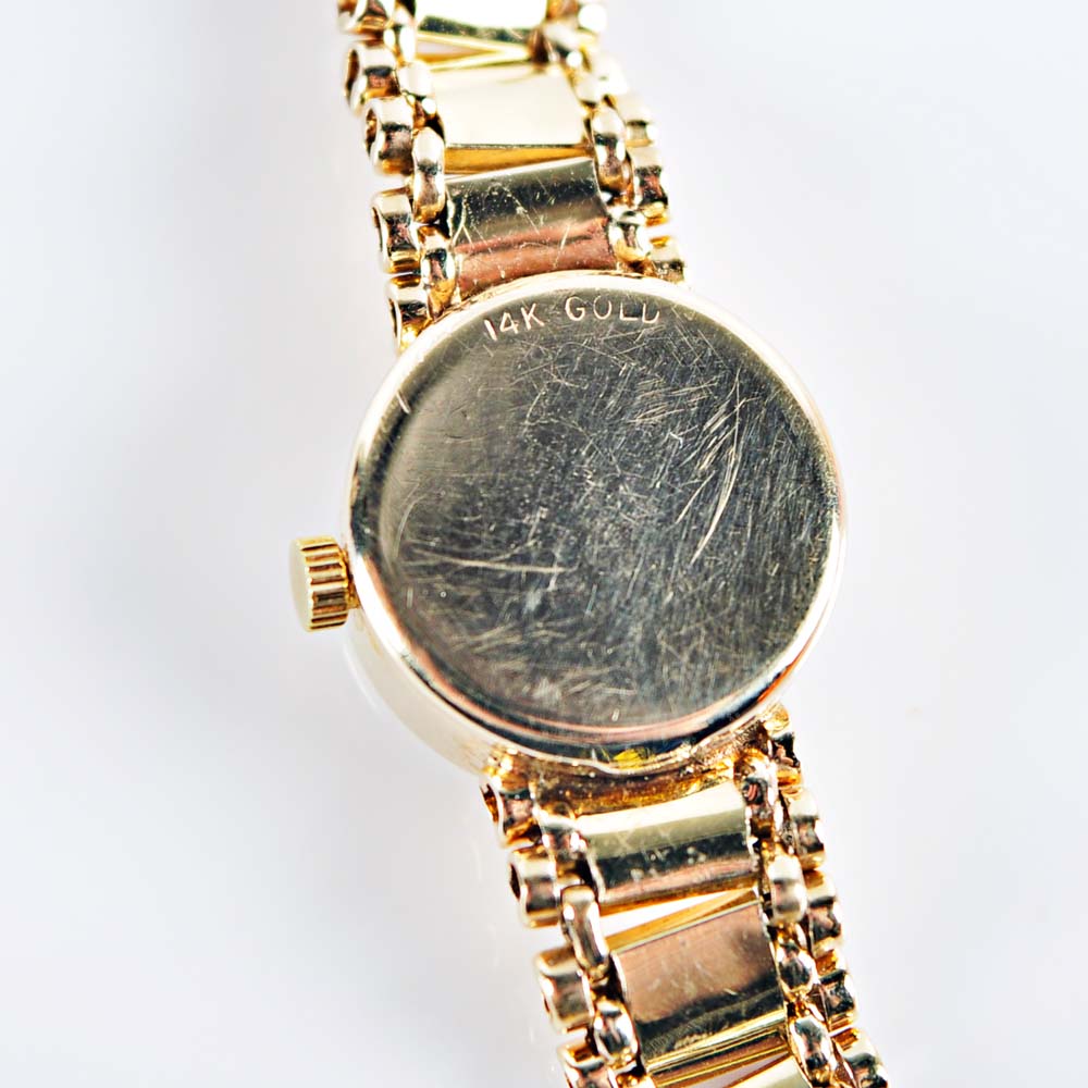 Women's 14K Watch with Rolex Face