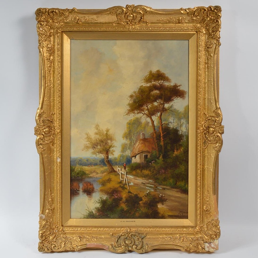 Early 20th Century Oil Painting by Jack M. Ducker