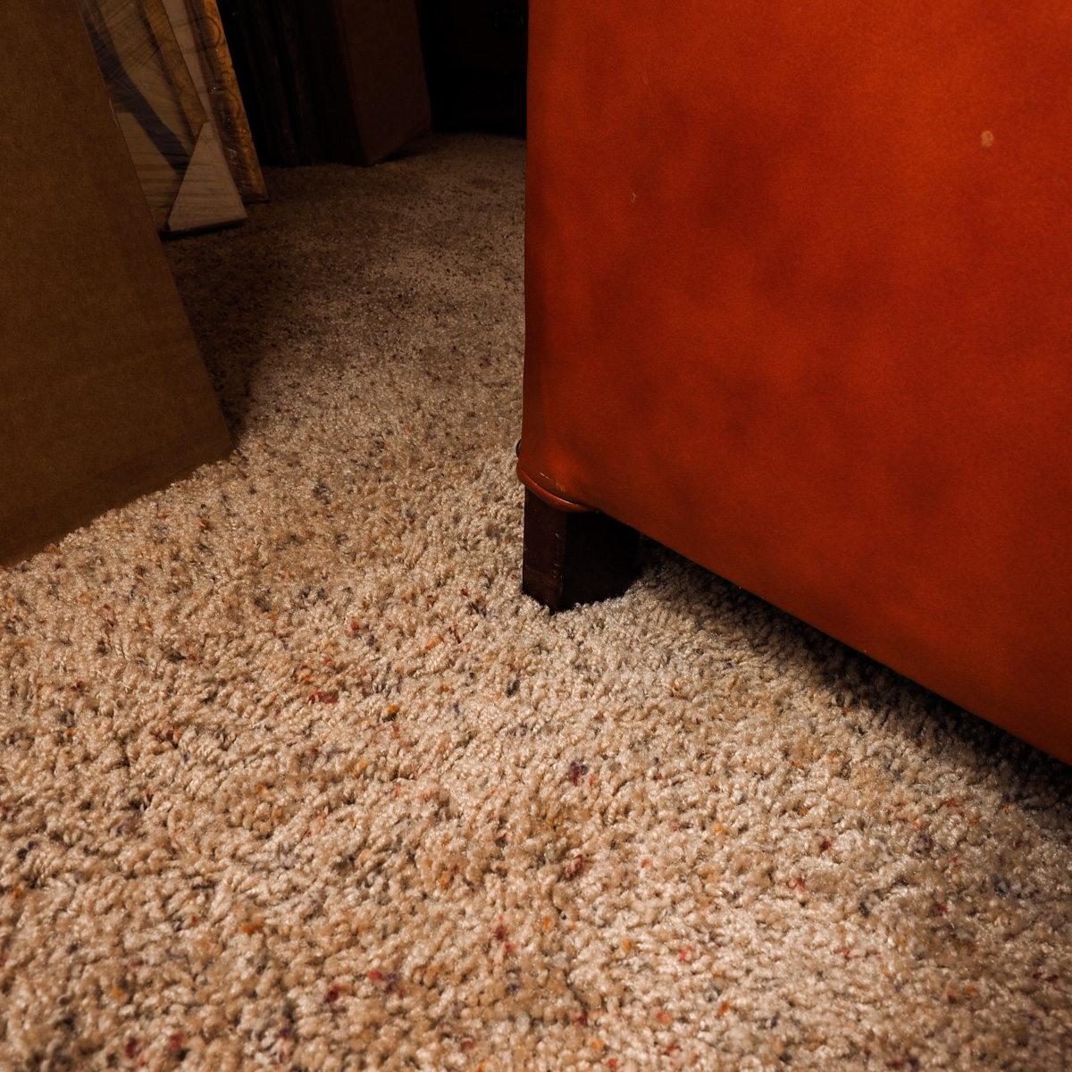 Vintage Tobacco Colored Leather Chesterfield Sofa