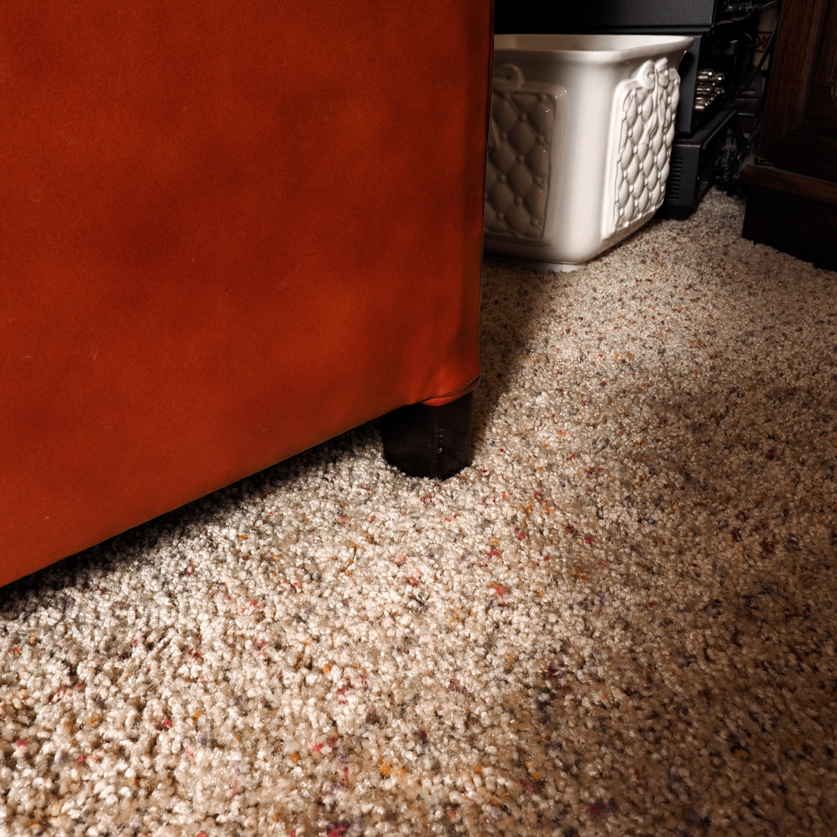 Vintage Tobacco Colored Leather Chesterfield Sofa