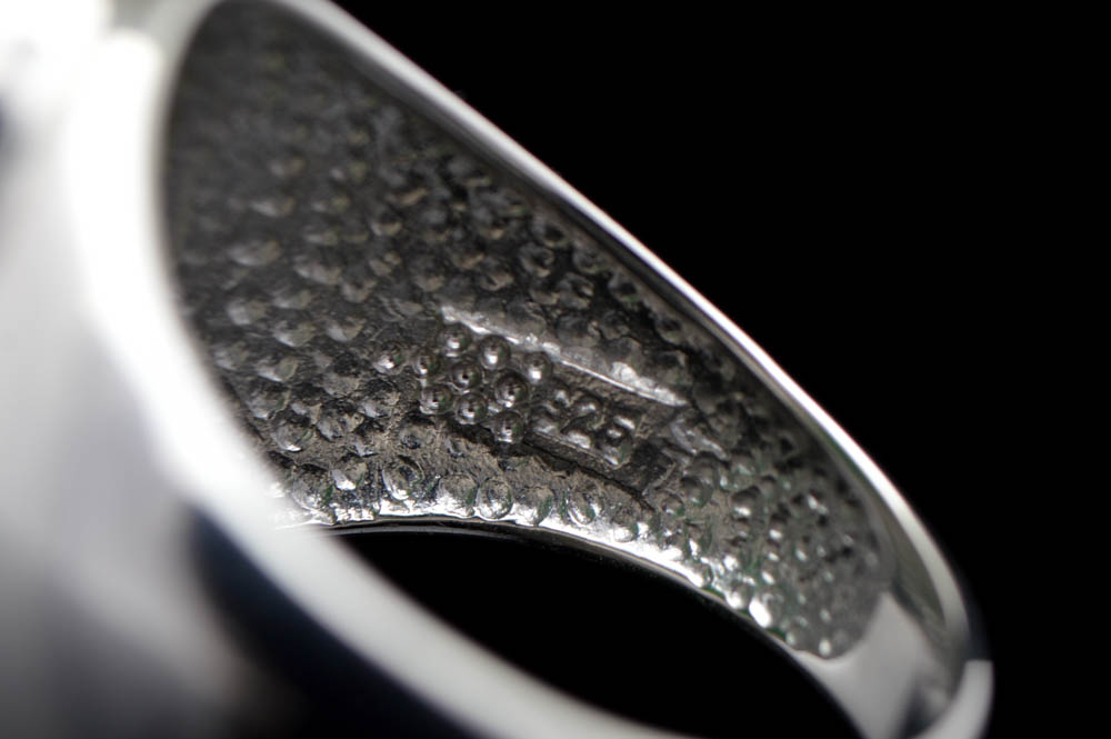 Sterling Silver, Chrysoprase and Chrome Diopside Ring