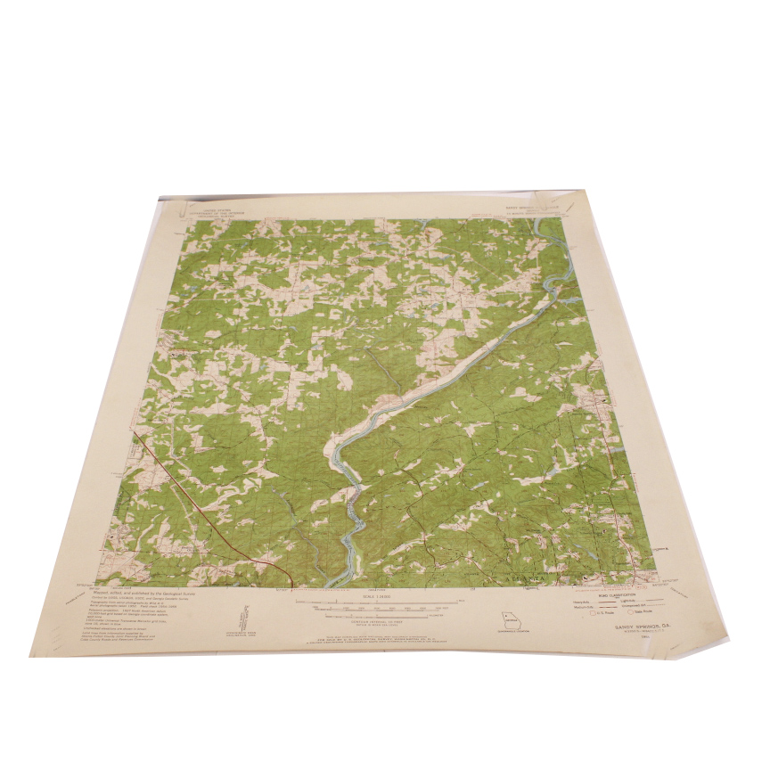Collection of Vintage Geographical and Topographic Maps of Metro Atlanta