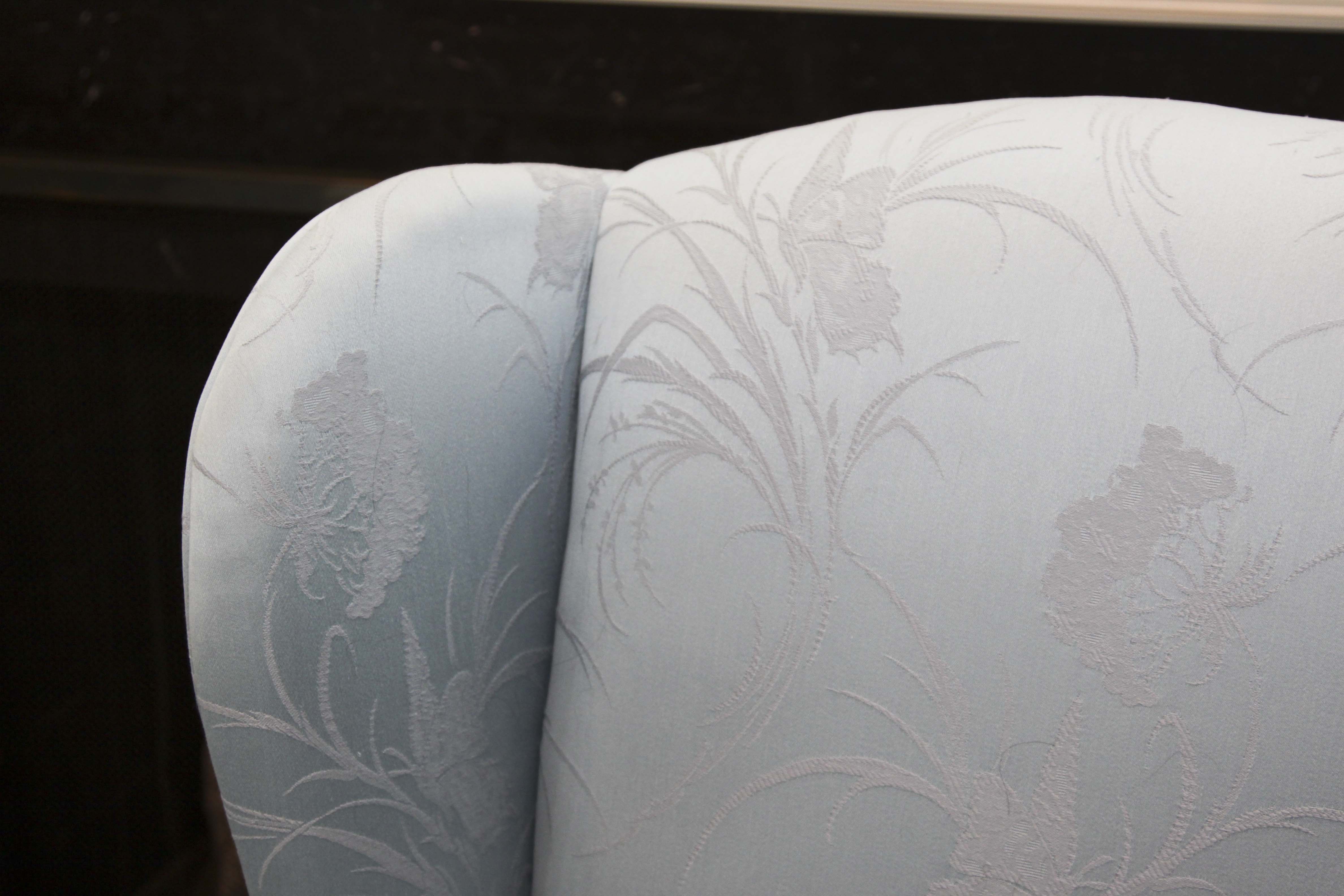 A Pair of  Key City Queen Anne Style Wingback Chairs