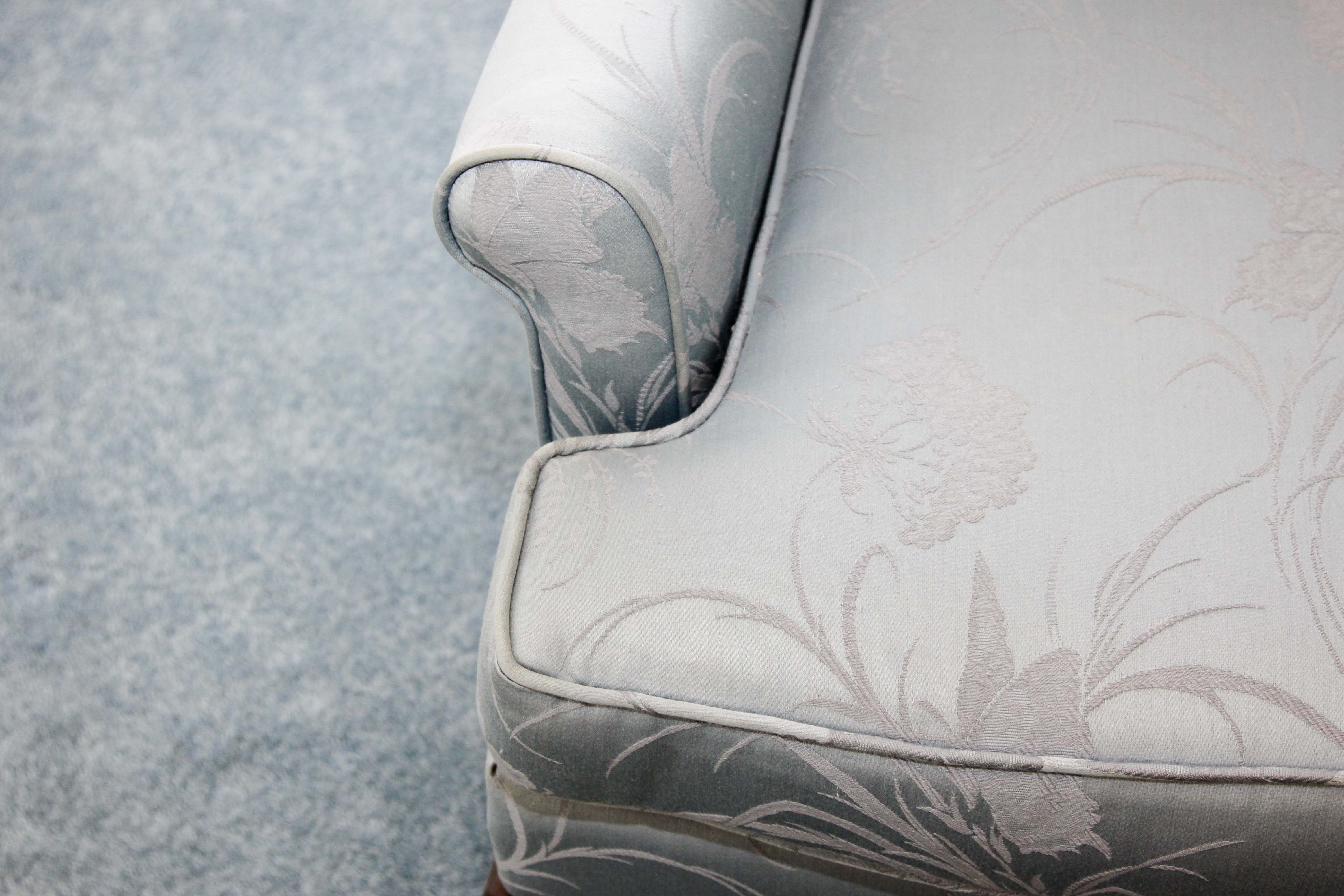A Pair of  Key City Queen Anne Style Wingback Chairs