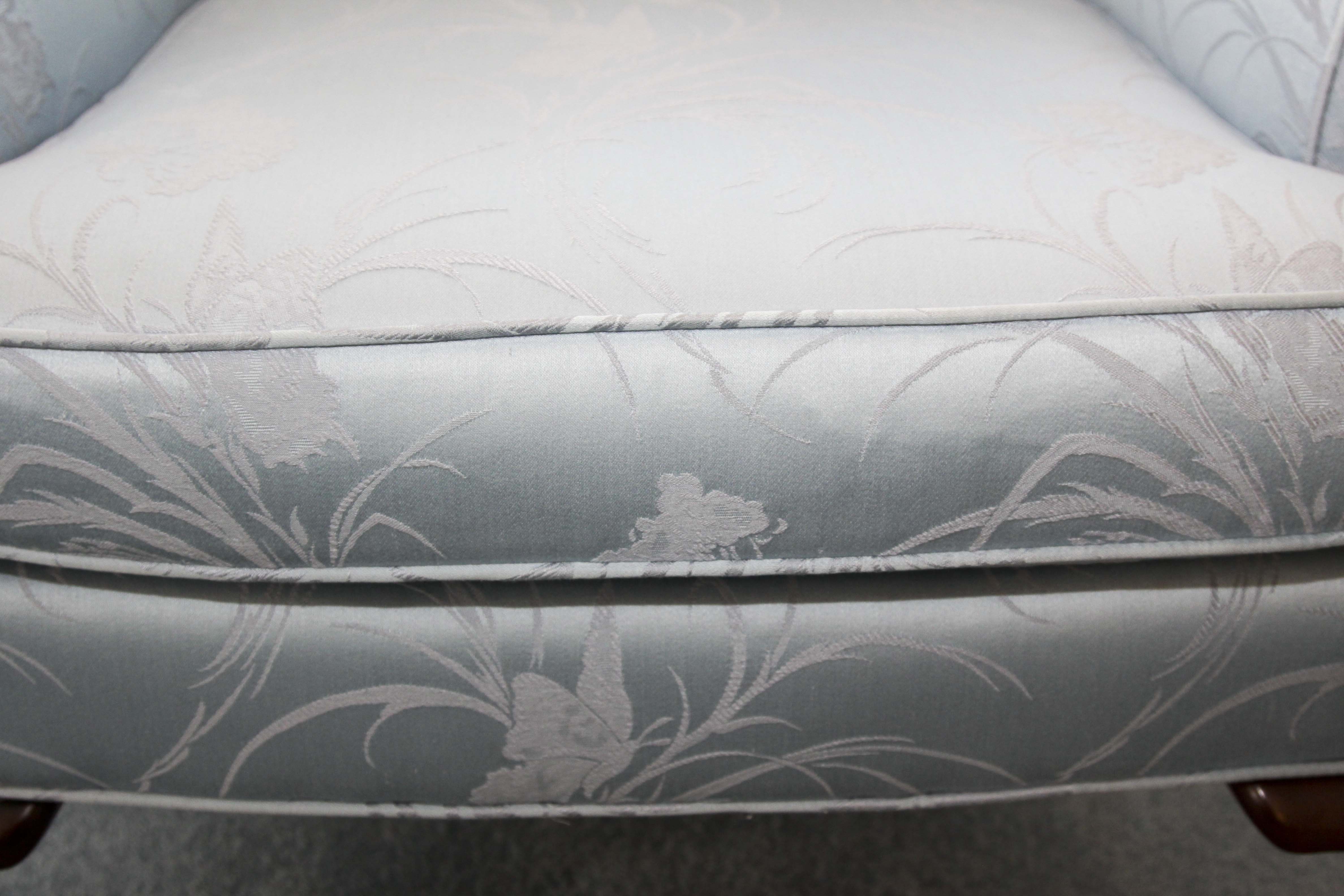 A Pair of  Key City Queen Anne Style Wingback Chairs