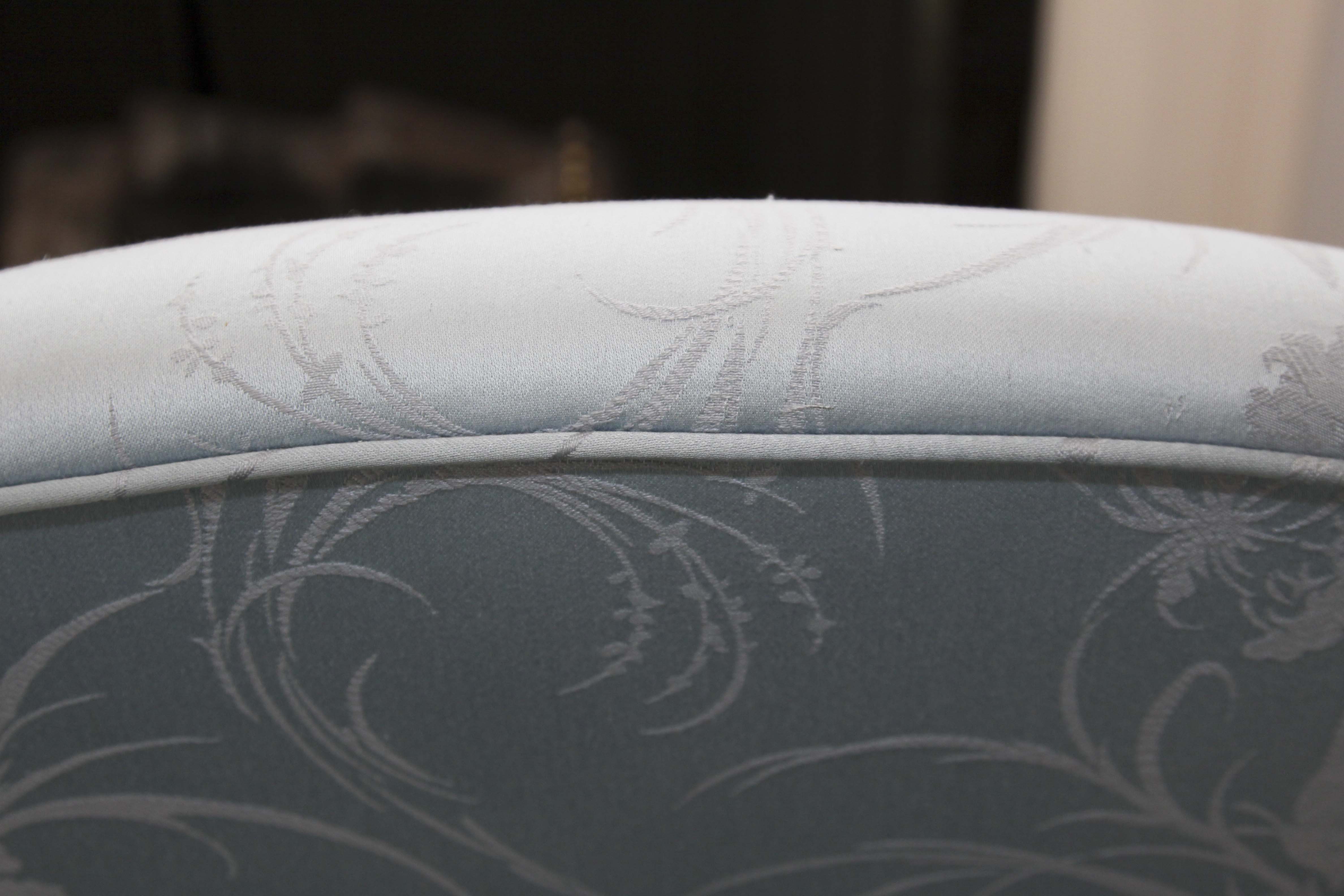 A Pair of  Key City Queen Anne Style Wingback Chairs