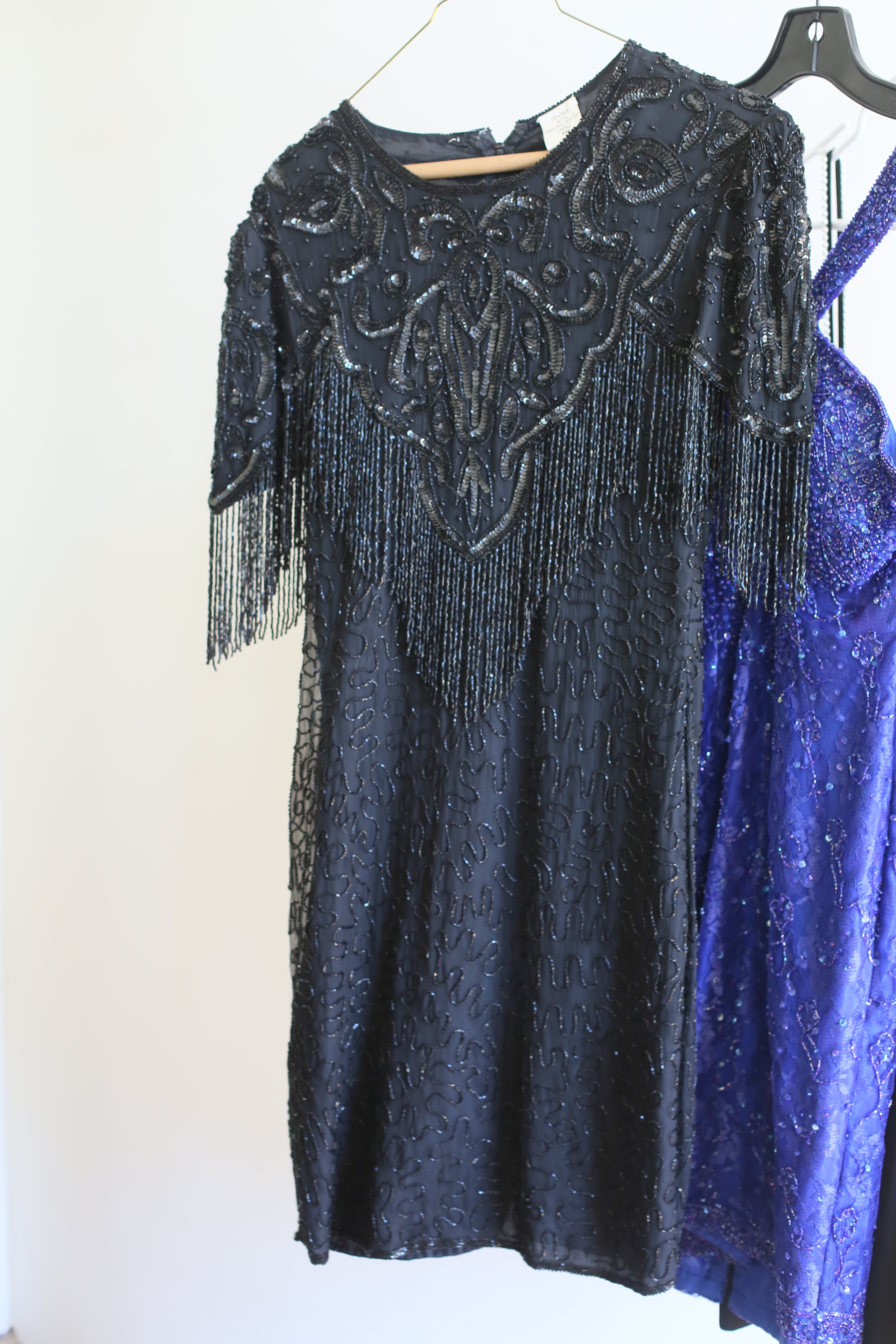 Collection of Vintage 1980's and 1990's Sequin Mini Dresses