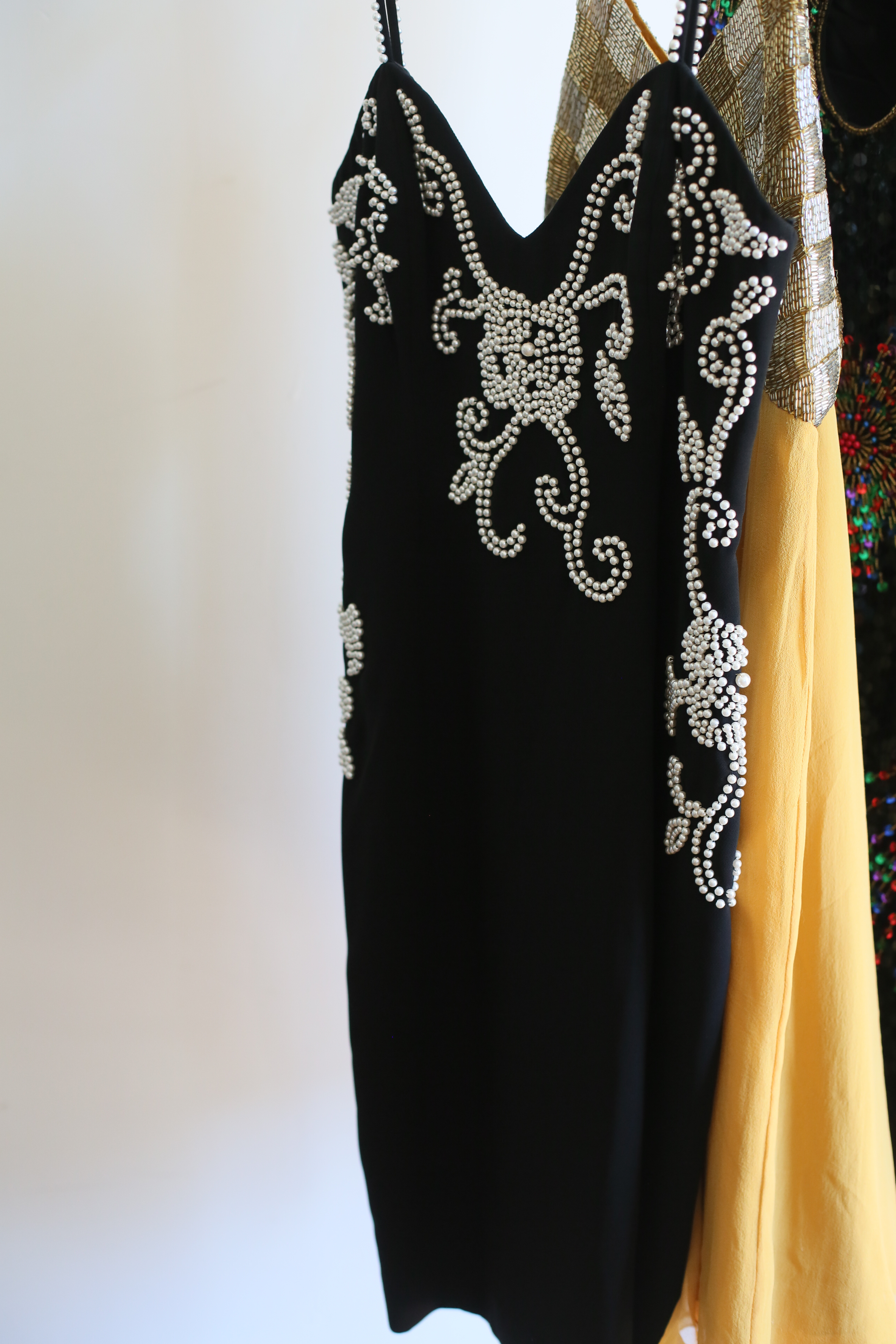 Collection of Vintage 1980's and 1990's Sequin Mini Dresses