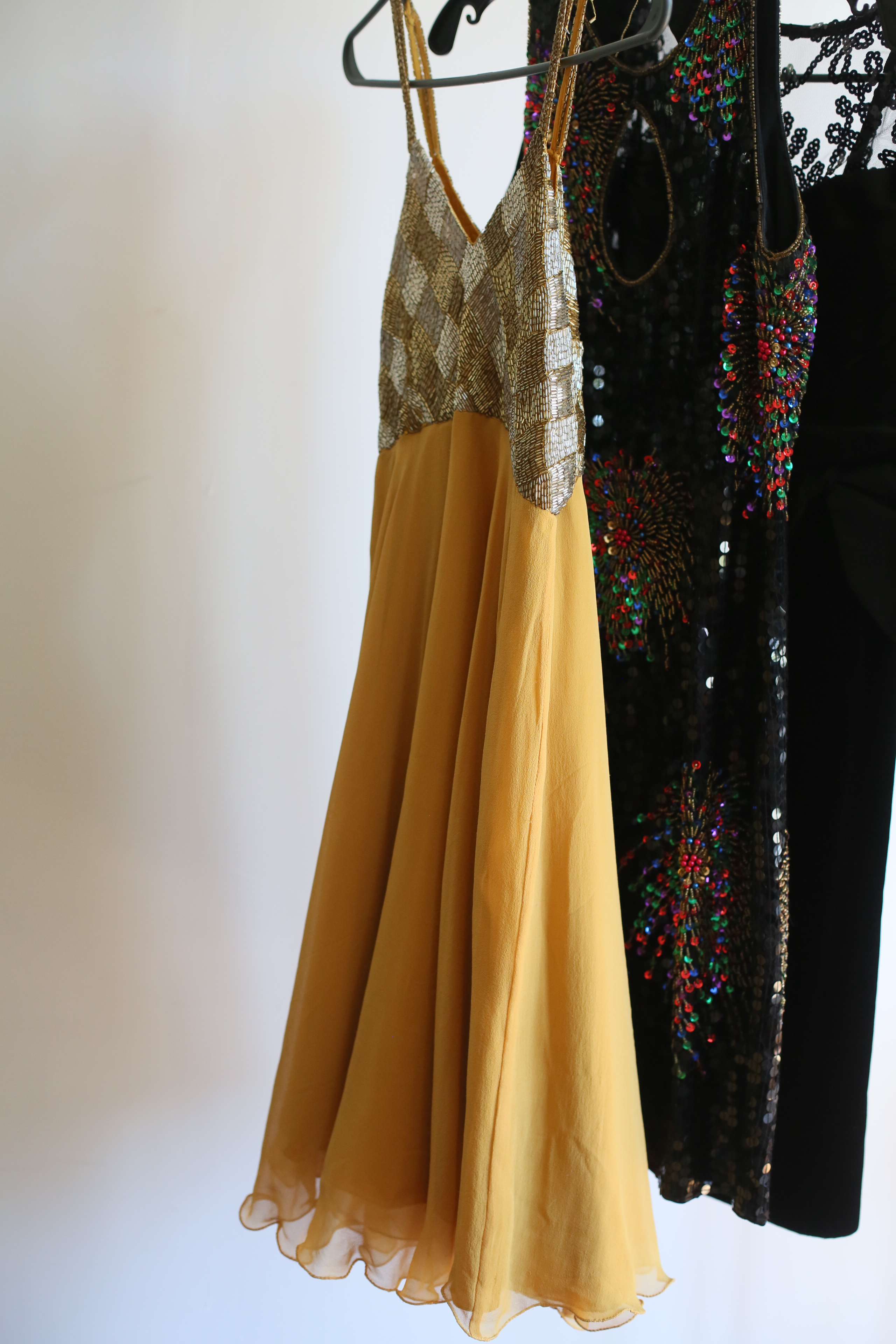 Collection of Vintage 1980's and 1990's Sequin Mini Dresses