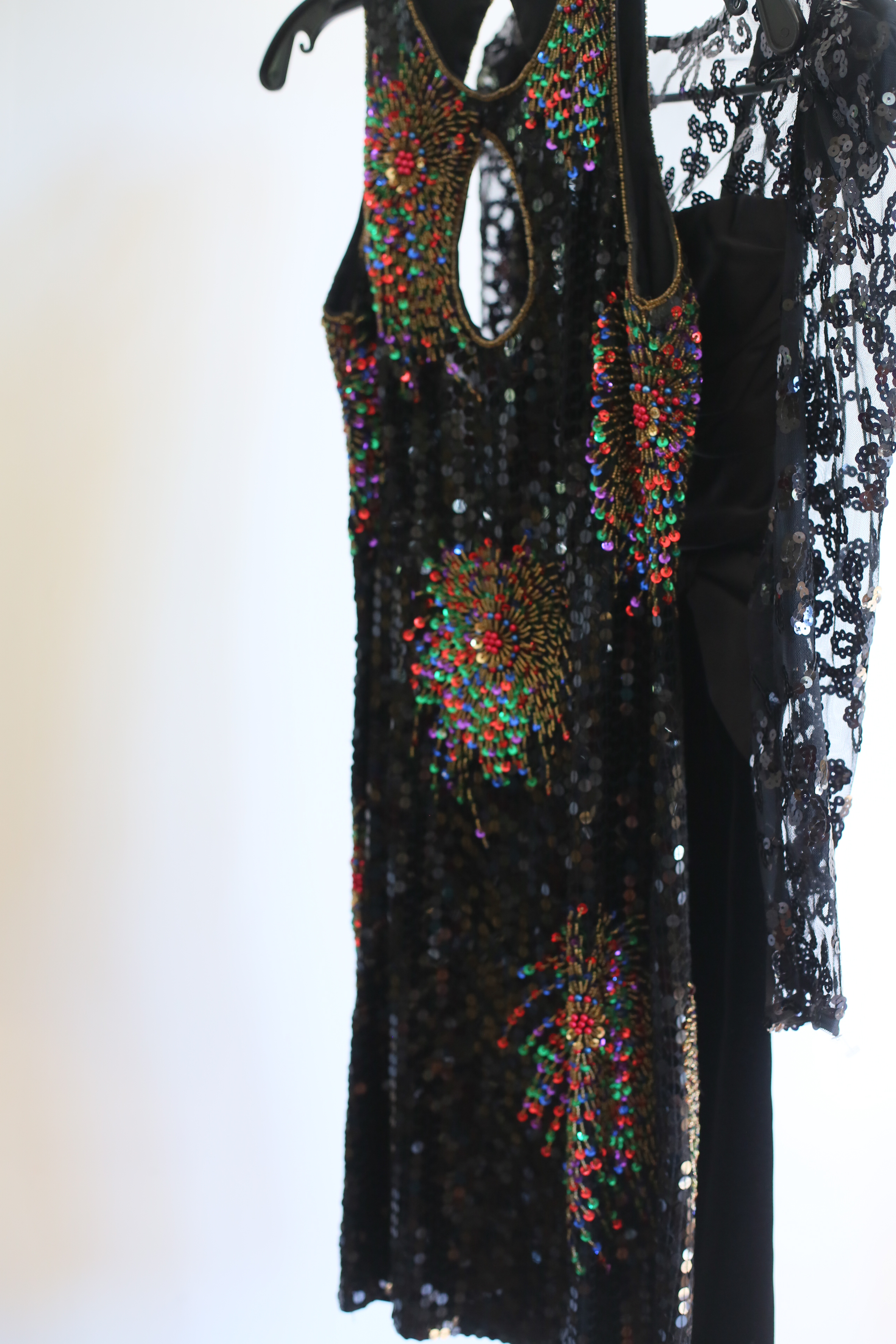 Collection of Vintage 1980's and 1990's Sequin Mini Dresses