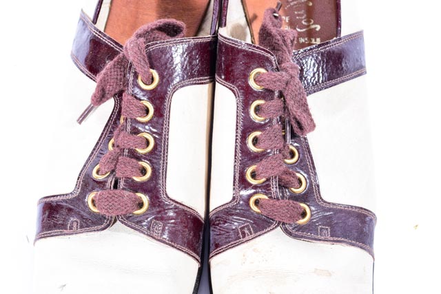 Two Pairs of Women's Vintage Leather Shoes