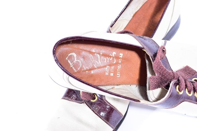 Two Pairs of Women's Vintage Leather Shoes