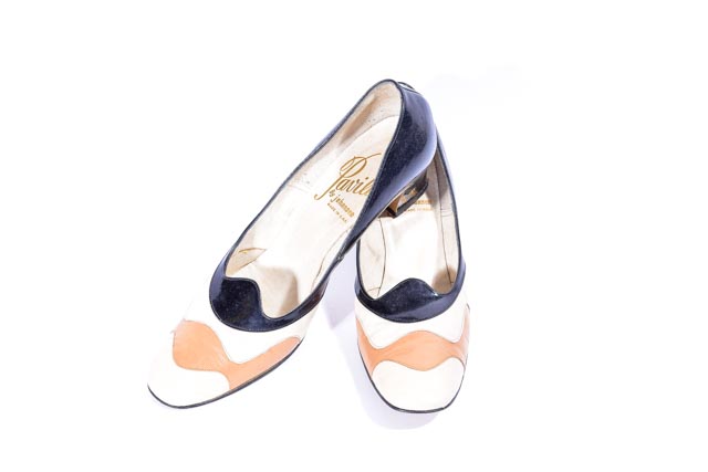 Two Pairs of Women's Vintage Leather Shoes