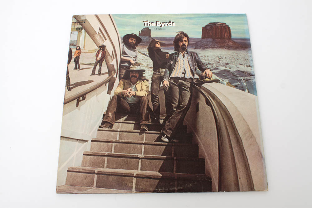 Collection of The Byrds and Joe Cocker Record Albums