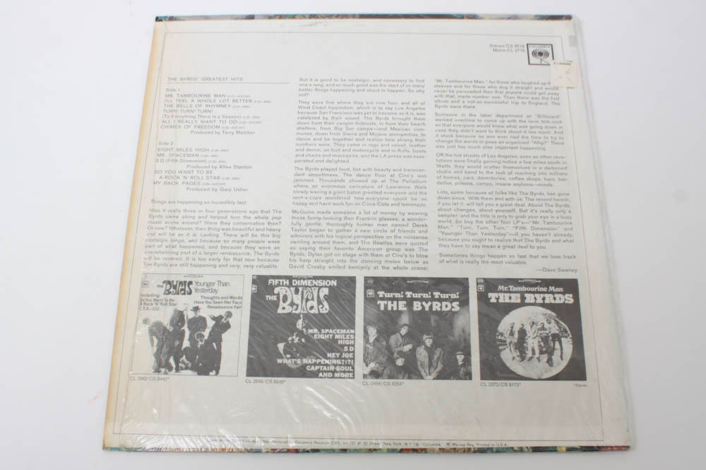 Collection of The Byrds and Joe Cocker Record Albums