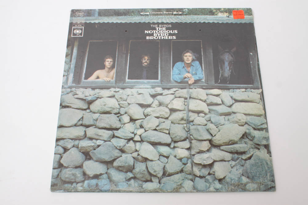 Collection of The Byrds and Joe Cocker Record Albums