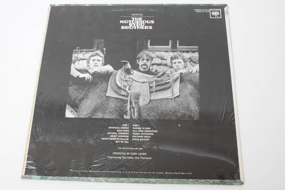 Collection of The Byrds and Joe Cocker Record Albums