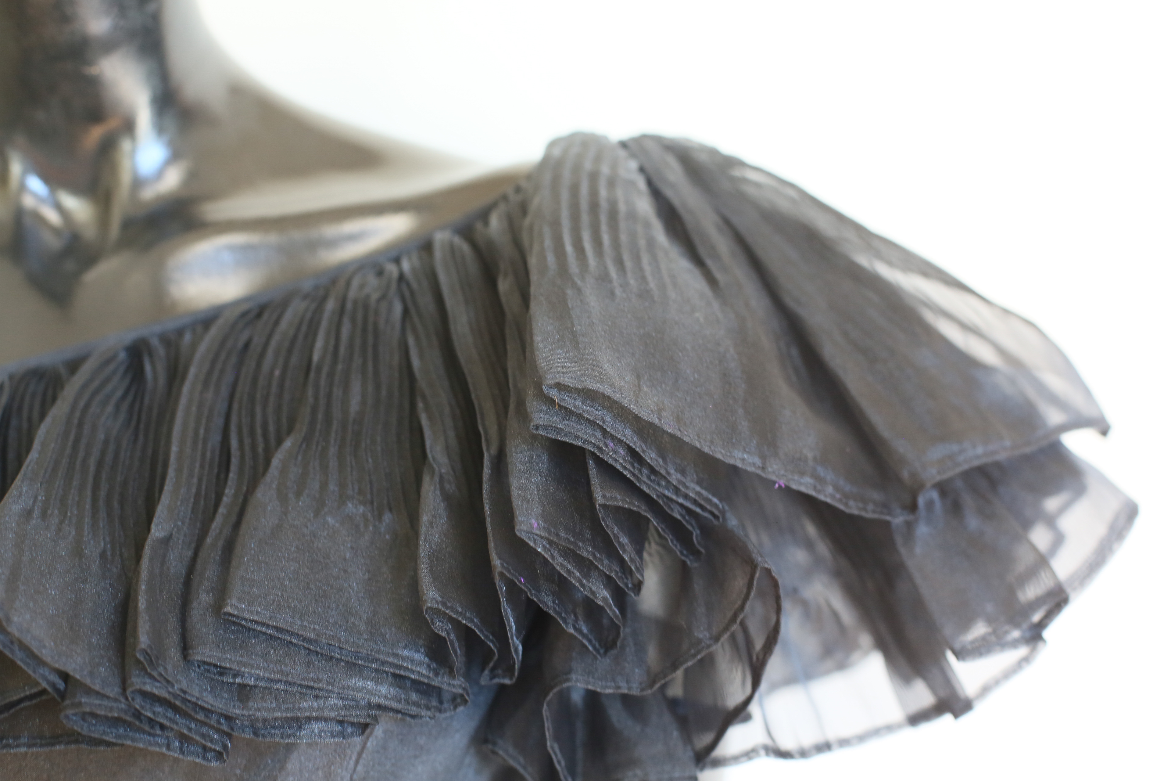 Vintage 1980's Lillie Ruben Pink Polka Dot Dress