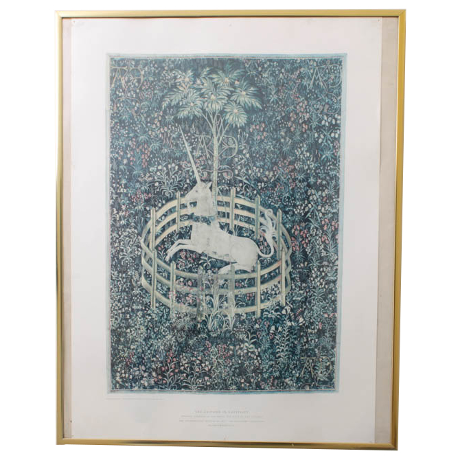 Museum of Modern Art "Unicorn in Captivity" Poster Print