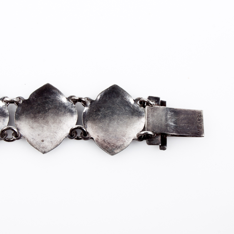 Siam Sterling Silver Nielloware Bracelet