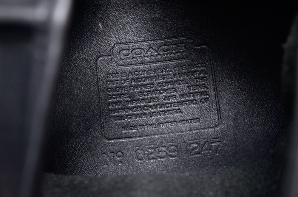 Vintage Coach Station Bag