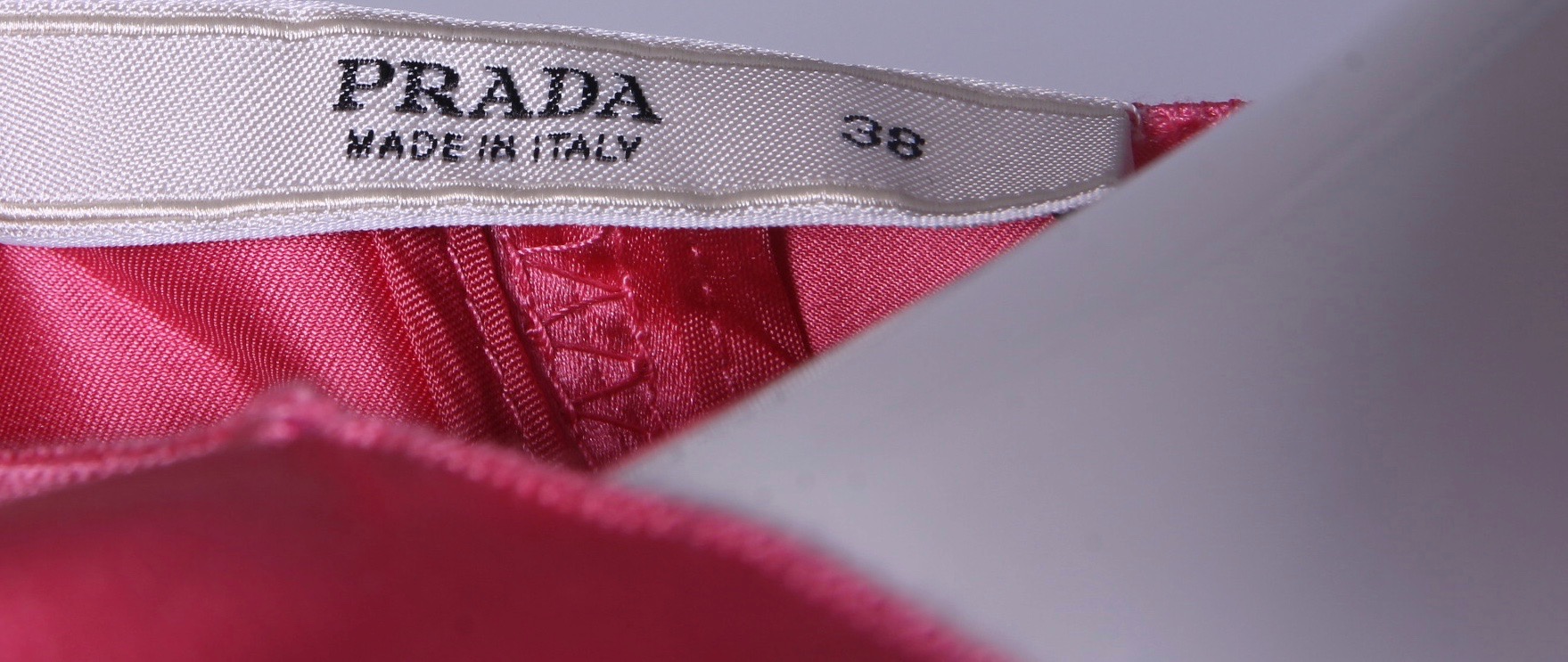 Prada Pink Satin Cocktail Dress