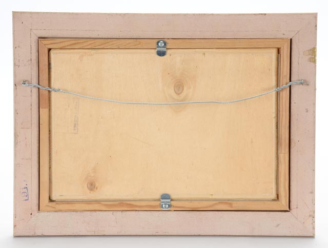 Woldemar Neufeld Pastoral Oil Painting on Board