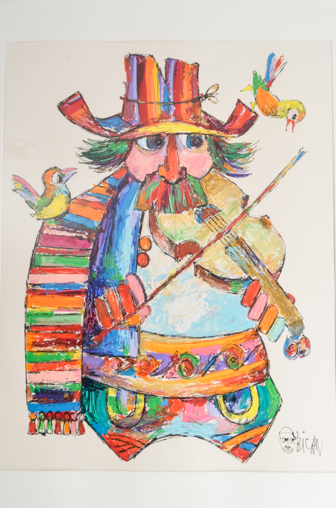 Jovan Obican Original Acrylic Painting