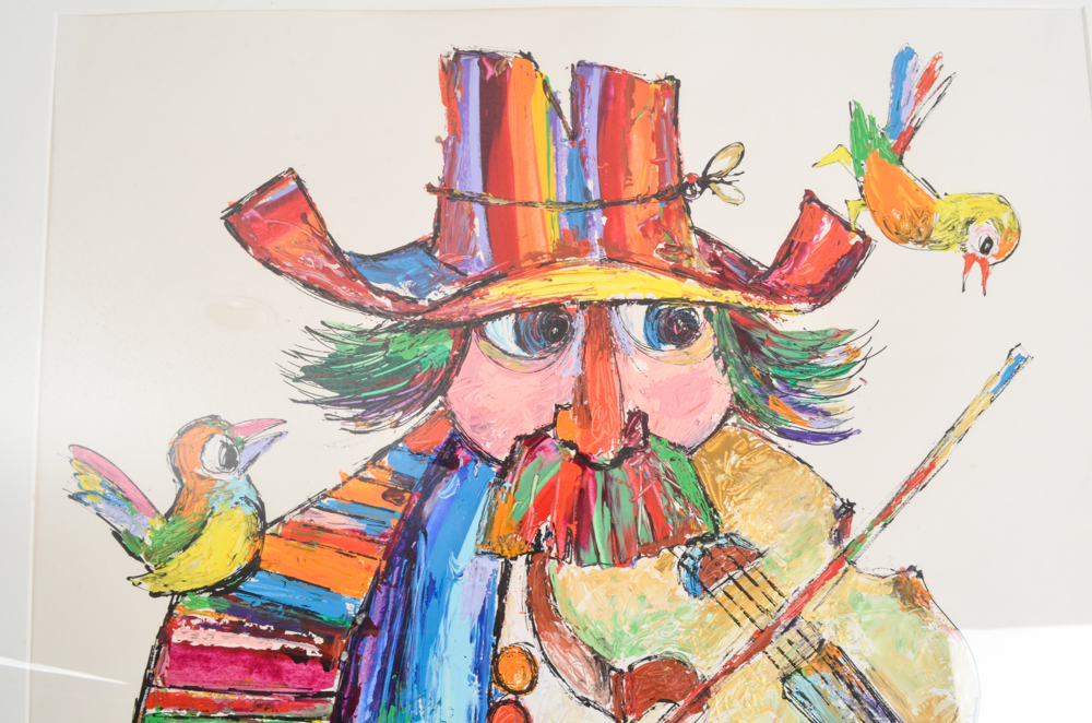 Jovan Obican Original Acrylic Painting