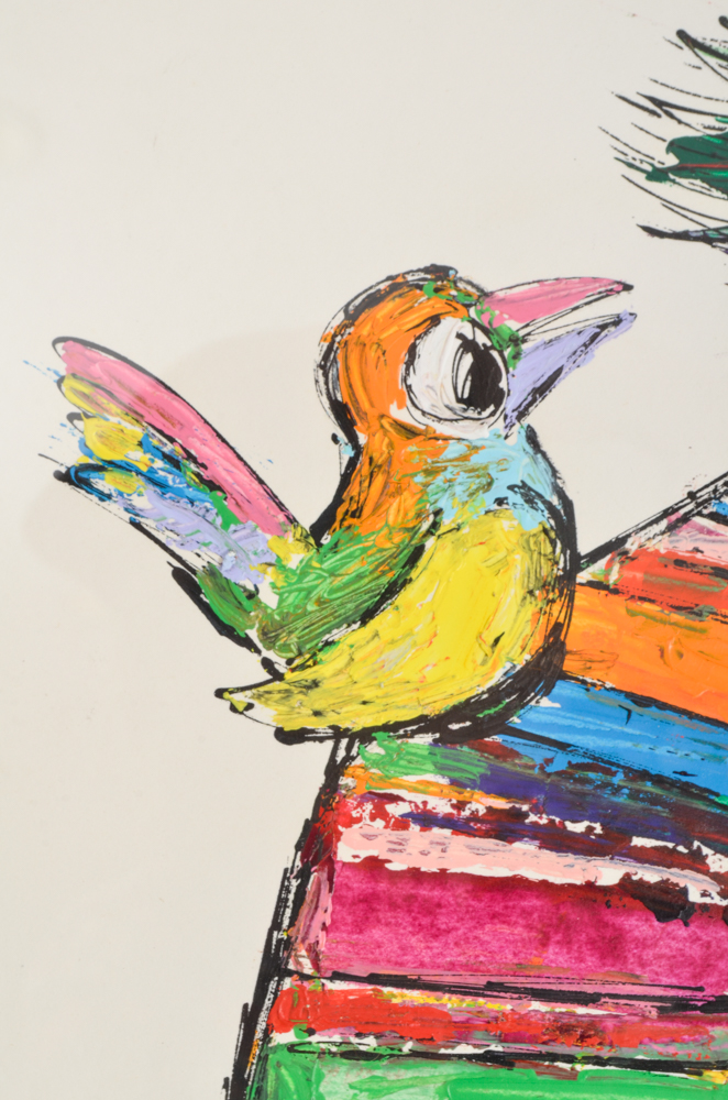 Jovan Obican Original Acrylic Painting