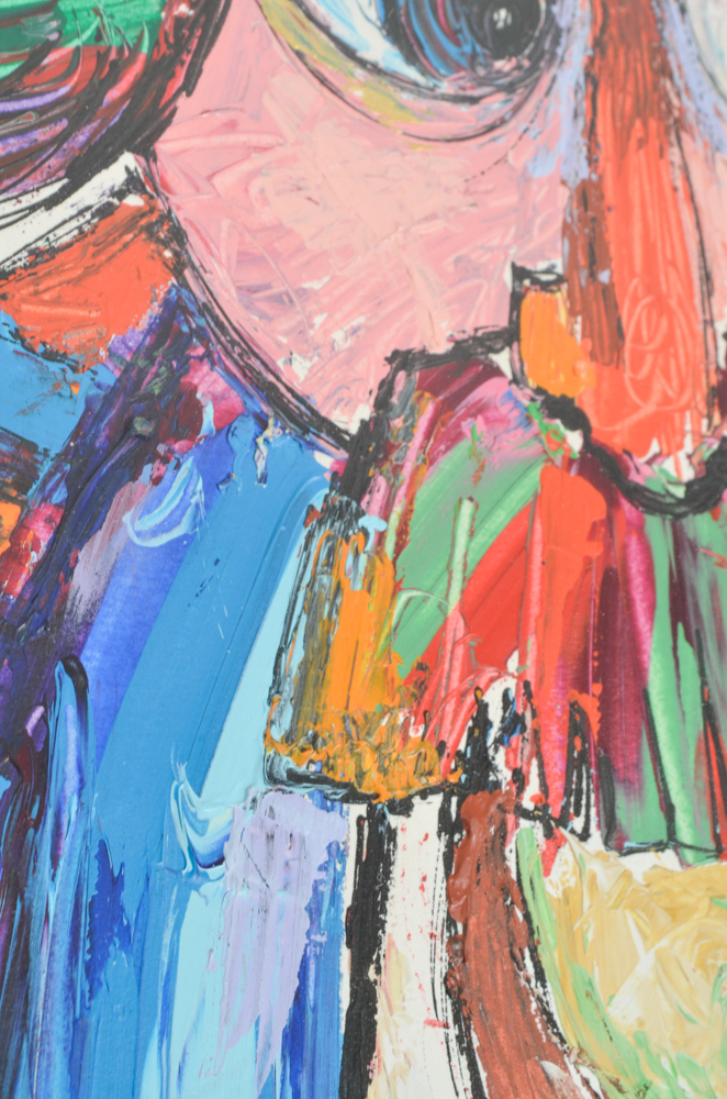 Jovan Obican Original Acrylic Painting