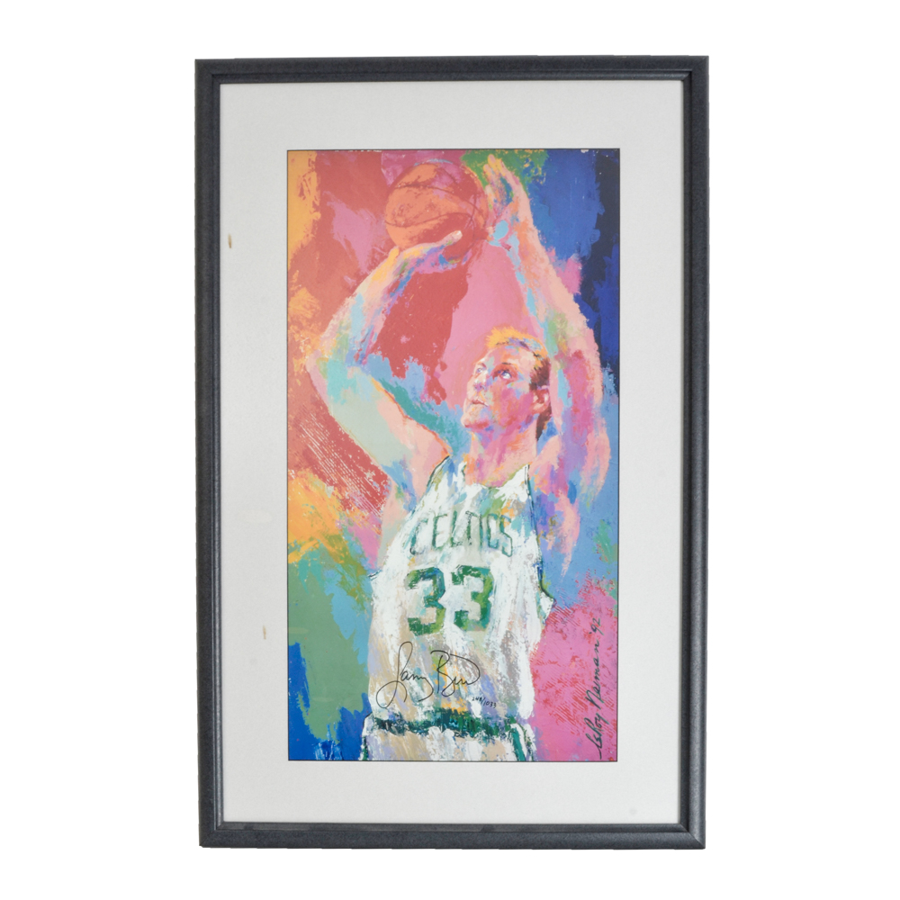 LeRoy Neiman "33 for 3" Portrait of Larry Bird