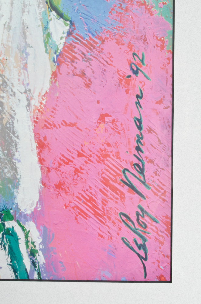 LeRoy Neiman "33 for 3" Portrait of Larry Bird