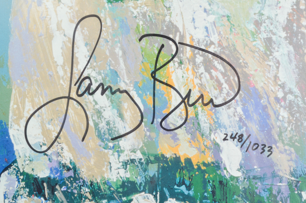 LeRoy Neiman "33 for 3" Portrait of Larry Bird