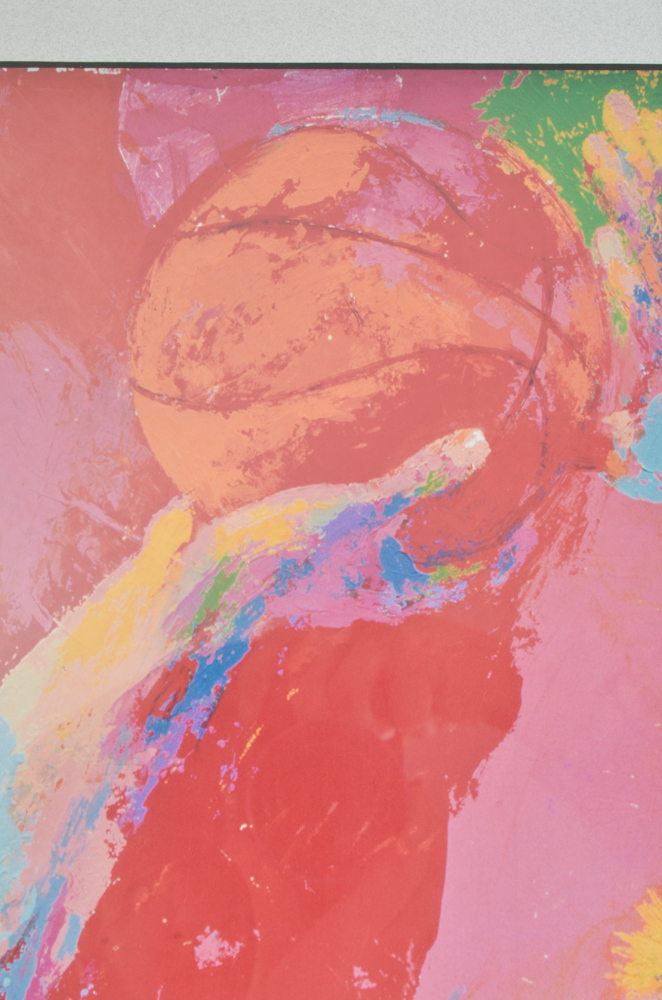 LeRoy Neiman "33 for 3" Portrait of Larry Bird
