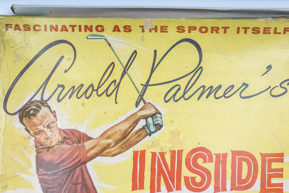 Vintage Arnold Palmer's "Inside Golf" Game and Dart Board