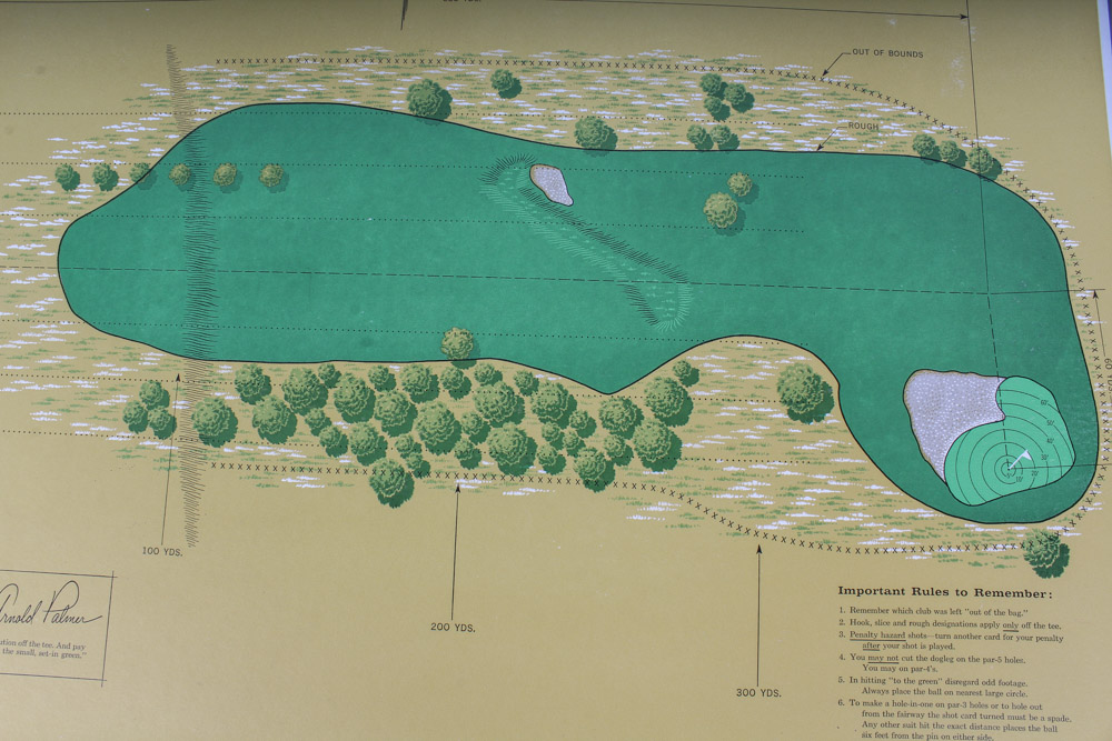 Vintage Arnold Palmer's "Inside Golf" Game and Dart Board