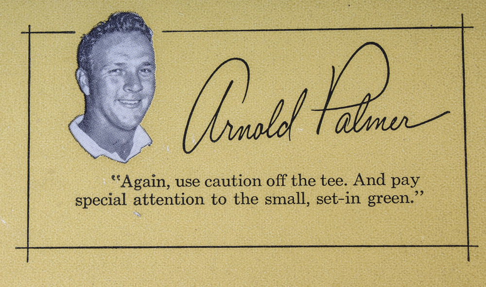 Vintage Arnold Palmer's "Inside Golf" Game and Dart Board