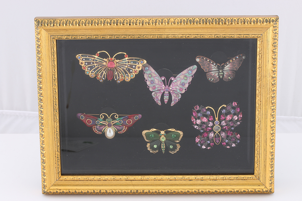 Joan Rivers Complete Bejeweled Butterfly Brooch Collection