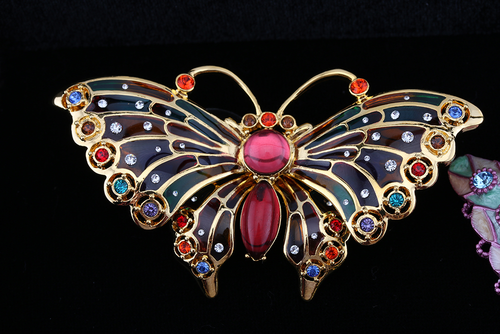 Joan Rivers Complete Bejeweled Butterfly Brooch Collection