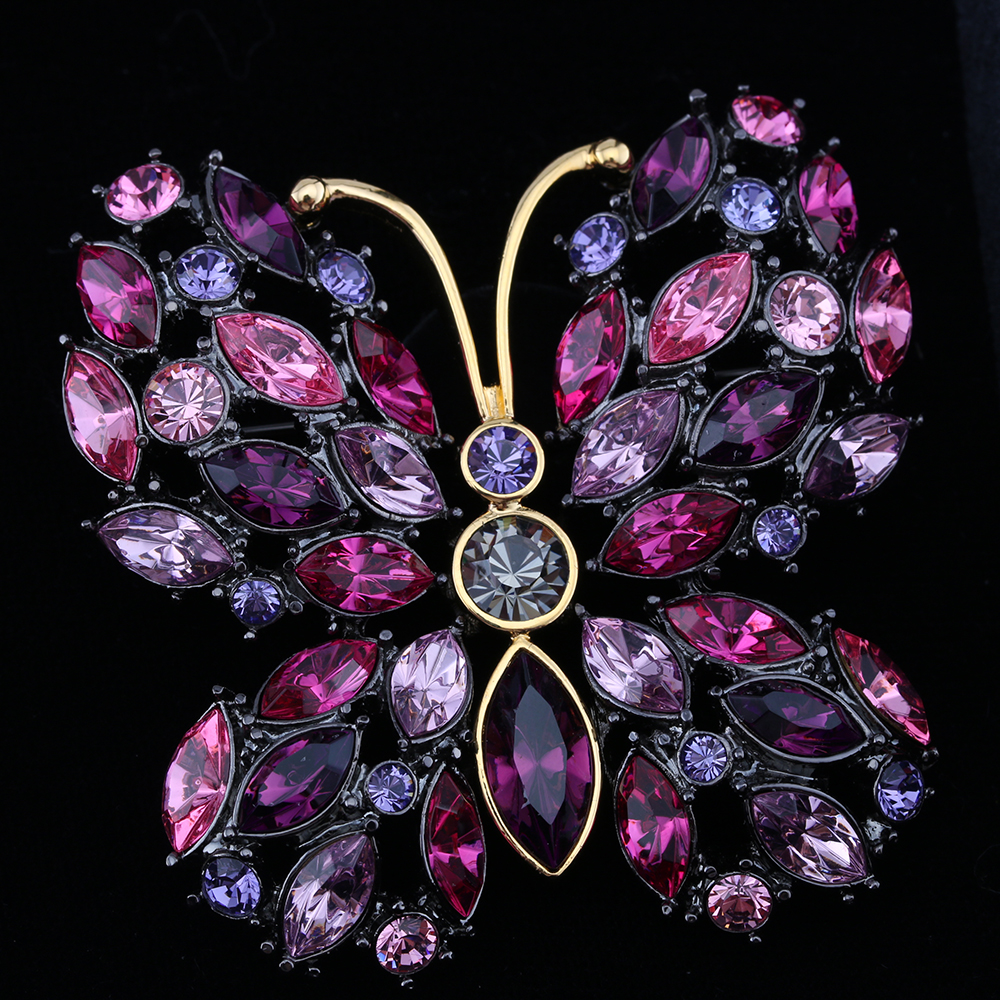 Joan Rivers Complete Bejeweled Butterfly Brooch Collection